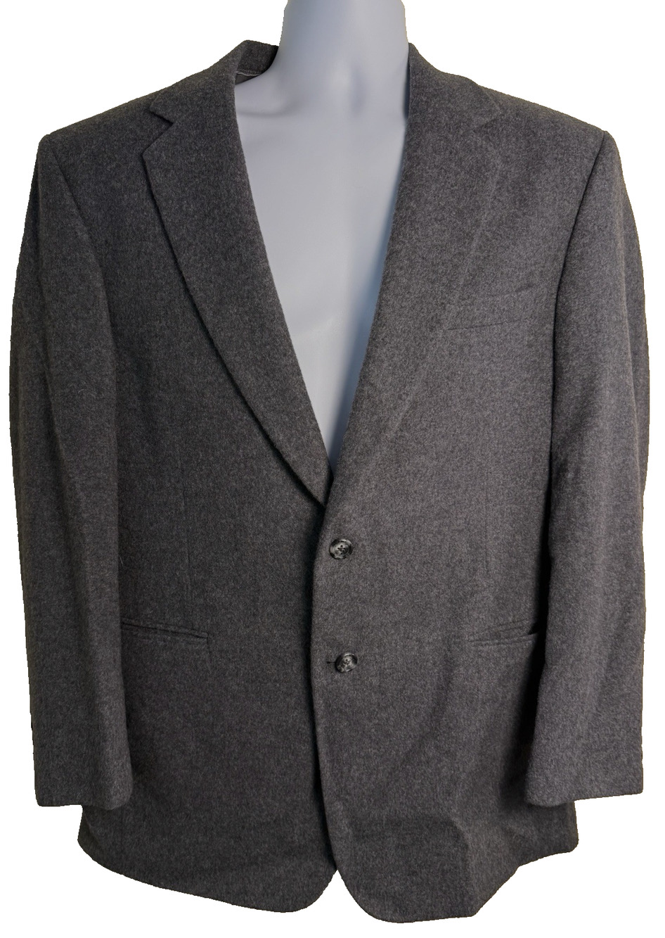 Jos. A Bank Camel Hair Blazer 42R Sport Coat Gray Preppy Dark Academia Classic